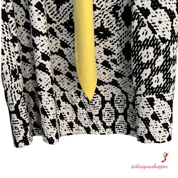 Donna Morgan Black & White Cute dress Size 2 XS - Picture 8 of 9